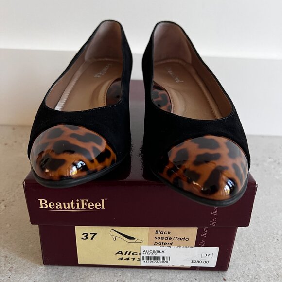 Beautifeel Alice Suede and Patent leather Pumps - Picture 3 of 14